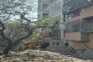 Demolition Drive Underway in Delhi's Mehrauli, Residents Protest
