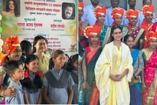 Nysa Devgan in Yellow Suit, Closely Works in Rural Areas to Encourage Children to Get Education