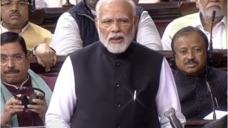 प्रधानमंत्री के भाषण के बीच लगे 'मोदी-अडानी भाई-भाई' के नारे, PM बोले- 'जितना कीचड़ उछालोगे, उतना ही कमल खिलेगा'