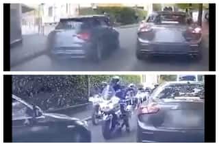 Viral Video: Cars Drive Ahead On Road Only To Get Back In Reverse; The Reason Is    ARRESTING    | Watch