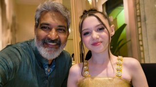 RRR: SS Rajamouli’s Cute Selfie With 11-year-old Violet McGraw From HCA Awards Goes Viral