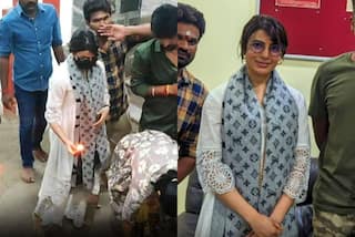 Samantha Climbs 600 Steps Barefoot at Ancient Temple Amid Shakuntalam Release And Myositis Treatment - Viral Pics