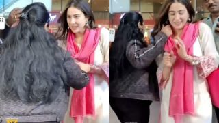 Viral Video: Sara Ali Khan Has An Awkward Encounter With Touchy Fan, Desi Tweeps Say 'Kudos to Her Humbleness' - Watch