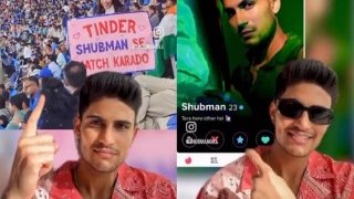 Shubman Gill Reacts to Fangirl's Wish to Match With Him on Tinder Goes Viral Ahead of BGT – WATCH