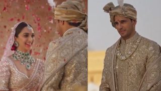 Sid-kiara Wedding Video : सिद्धार्थ-कियारा की शादी का पहला वीडियो आया सामने, Kiss कर किया खुशी का इजहार