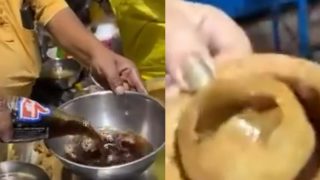 Viral Food Video: Gol Gappas With Thumbs up? Desi Foodies Get Virtual Stomach Ache by Just Looking at it - Watch