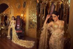 बॉलीवुड और अंबानी के डिजाइनर ने उर्फी जावेद के लिए बनाई खास साड़ी, उड़ा दिए सबके होश