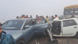मेरठ-दिल्ली एक्सप्रेस-वे पर 20 से ज्यादा गाड़ियां टकराई, 25 लोग घायल; देखें वीडियो