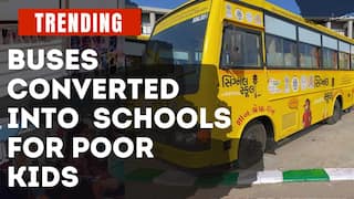Trending News: Buses In Ahmedabad Modified Into Schools For Poor Kids - Watch Video