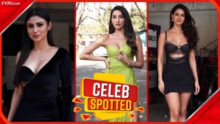 Mouni Roy Looks Stunning In Black, Sonam Bajwa Gives Ethnic Vibes In Purple Suit - Watch Video