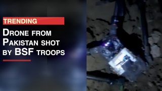 Pakistani Drone: BSF Troops Shoot Down Drone Coming In From Pakistan | Watch Video
