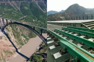 दुनिया का सबसे ऊंचा चिनाब रेलवे ब्रिज, शुरू हुआ ट्रैक बिछाने का काम