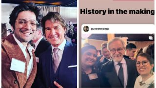 Oscars 2023 Luncheon: Ali Fazal-Guneet Monga Pose With Tom Cruise And Steven Spielberg, Call it 'Proudest Moment'