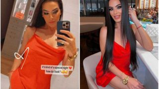 Trishala Dutt Sets The Internet on Fire With Latest Hot Pic in Bright Orange Mini Dress