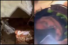 Video: Rescue Team Crawl Inside Tunnel To Save Turkish Man From Under Rubble After 5 Days | WATCH