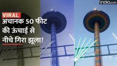 अजमेर में 50 फीट की ऊंचाई से नीचे गिरा झूला, बच्चे समेत 17 लोग घायल | Watch Video