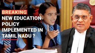 Tamil Nadu: New Education Policy to be finalized in 3 months, says Former Chief Justice Murugesan - Watch Video
