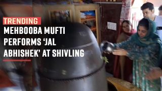 “We live in a secular country” Mehbooba Mufti on performing ‘Jal Abhishek’ at Shiv Mandir - Watch Video