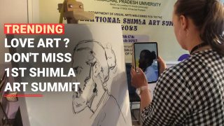 Himachal Pradesh: Artists from various countries take part in Art Summit at Shimla - Watch Video