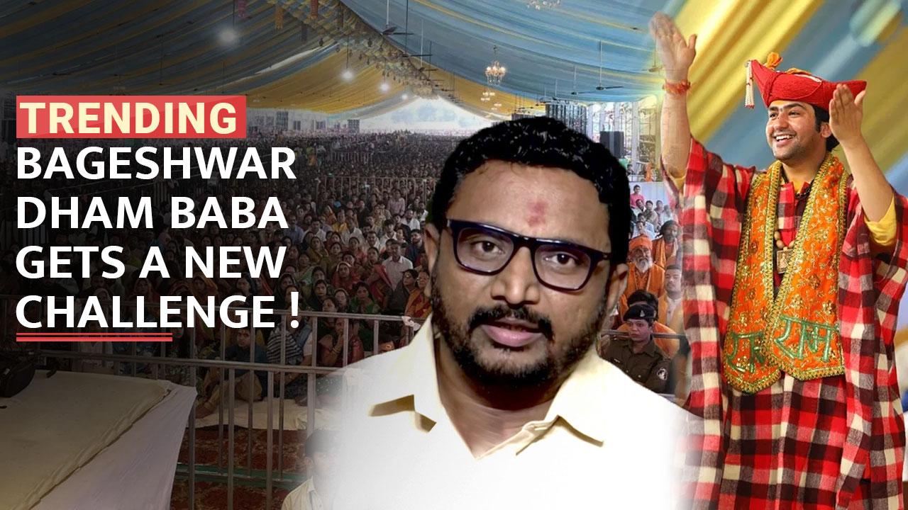 NCP leader Amol Mitkari challenges Bageshwar Dham Baba to end poverty, produce food - Watch Video