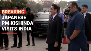 Japanese PM Fumio Kishida arrives in India on a two-day visit  - Watch Video