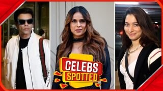 Nia Sharma Flaunts Her Glamourous Avatar In black outfit, Tamannaah Bhatia Looks Cute In Casuals | Watch Video
