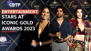 Iconic Gold Awards 2023: Karan Kundrra To Hina Khan, Celebs Graced The Red Carpet | Watch Video