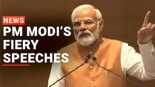 Top Moments From PM Modi   s Fiery Speech At BJP HQ Inaugural Event; Counters Opposition
