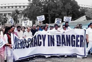 Security Beefed Up As Opposition Parties March To Rashtrapati Bhavan Protesting Rahul Gandhi's Sentencing