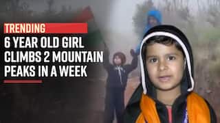 Trending News: 6 Year Old Girl From Ludhiana Creates World Record, Scales Two Mountains In a Week | Watch Video
