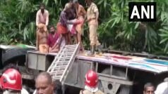 तीर्थयात्रियों को सबरीमाला ले जा रही बस गहरे गड्ढे में गिरी, 60 लोग घायल