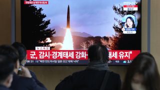 North Korea Fires Long-range Ballistic Missile before South Korea-Japan Summit
