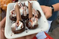 Viral Food Video: Man Makes Chocolate Panipuri With Ice Cream - Watch
