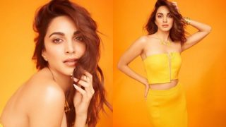 Kiara Advani Looks Nothing But a Fresh Mango in SEXY Yellow Bandeau Top With Matching Skirt, Check Its Whooping Price