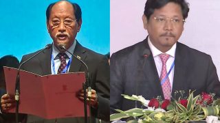 Conrad Sangma, Neiphiu Rio Take Oath as New CMs of Meghalaya and Nagaland in Presence of PM Modi