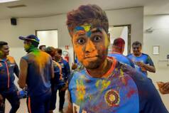 IND Vs AUS: Rohit Sharma And Co Celebrate Holi With Gujarat Police Ahead Of 4th Test