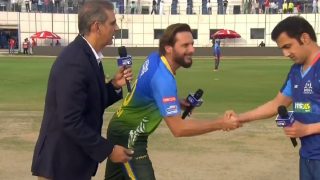 Shahid Afridi Vs Gautam Gambhir: Twitter Erupts As Old Rivals Meet Again At Legends League Cricket