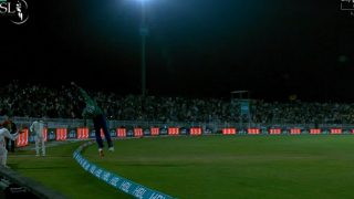 PSL 2023: Kieron Pollard Takes Breathtaking One-Handed Catch Vs Peshawar Zalmi | Watch Viral Video