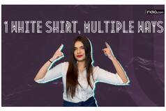 How to Style White Shirt in 5 Different Ways - Watch Video