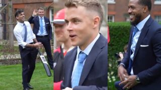 UK Prime Minister Rishi Sunak Plays Cricket With T20 World Cup 2022 Winners | Watch Viral Video