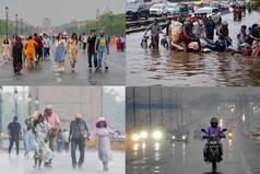 DELHI-NCR में हुई बारिश की फोटो: 20 मार्च को सबसे अधिक वर्षा का अलर्ट, बाहर जाने से बचें