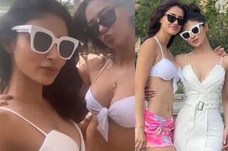 अक्षय कुमार के साथ टूर पर गईं दिशा और मौनी की चल रही है अलग ही मस्ती