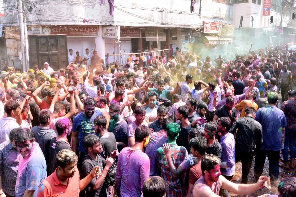 People Celebrate Holi With Enthusiasm And Spirit | See PHOTOS