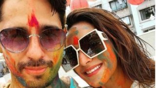 Kiara Advani – Sidharth Malhotra Drench in Colours as They Celebrate First Holi After Marriage