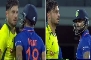 WATCH VIDEO: बीच मैदान पर ऑस्ट्रेलियाई खिलाड़ी की विराट कोहली से हो गई भिड़ंत