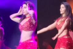 Viral Dance Video: Nora Fatehi Oozes Oomph With Her Fiery Moves in Red Dress - Watch