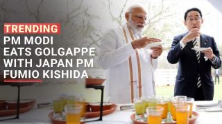 Video: PM Modi Enjoys Golgappa With Japanese PM Fumio Kishida In Delhi - Watch