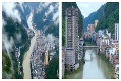 Viral Video: ‘World's Narrowest City’ Below Clouds Is A Visual Treat Not To Be Missed