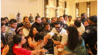 Oscars 2023: Ram Charan Greets Fans in Los Angeles Ahead of 95th Academy Awards