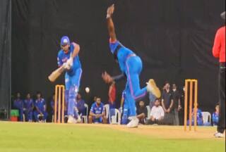 VIDEO : नेट्स में जोफ्रा आर्चर का सामना करते दिखे रोहित शर्मा; छठीं आईपीएल ट्रॉफी जीतने को तैयार है मुंबई इंडियंस